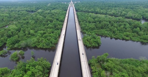 Louisiana Highway 1 Bridge - 8.26 Miles 
